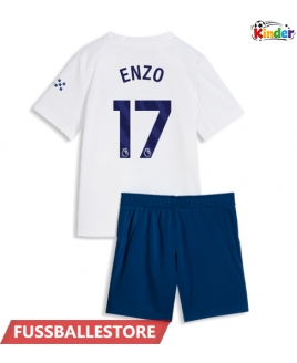 Günstige Manchester City Enzo Fernandez #17 3rd trikot Kinder 2026-27 Kurzarm (+ Kurze Hosen)